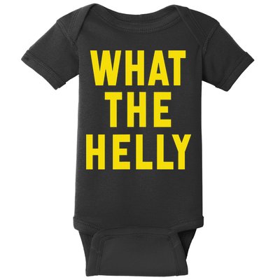 Funny What The Helly Gen Z Iconic Trend Aesthetic Meme Baby Bodysuit