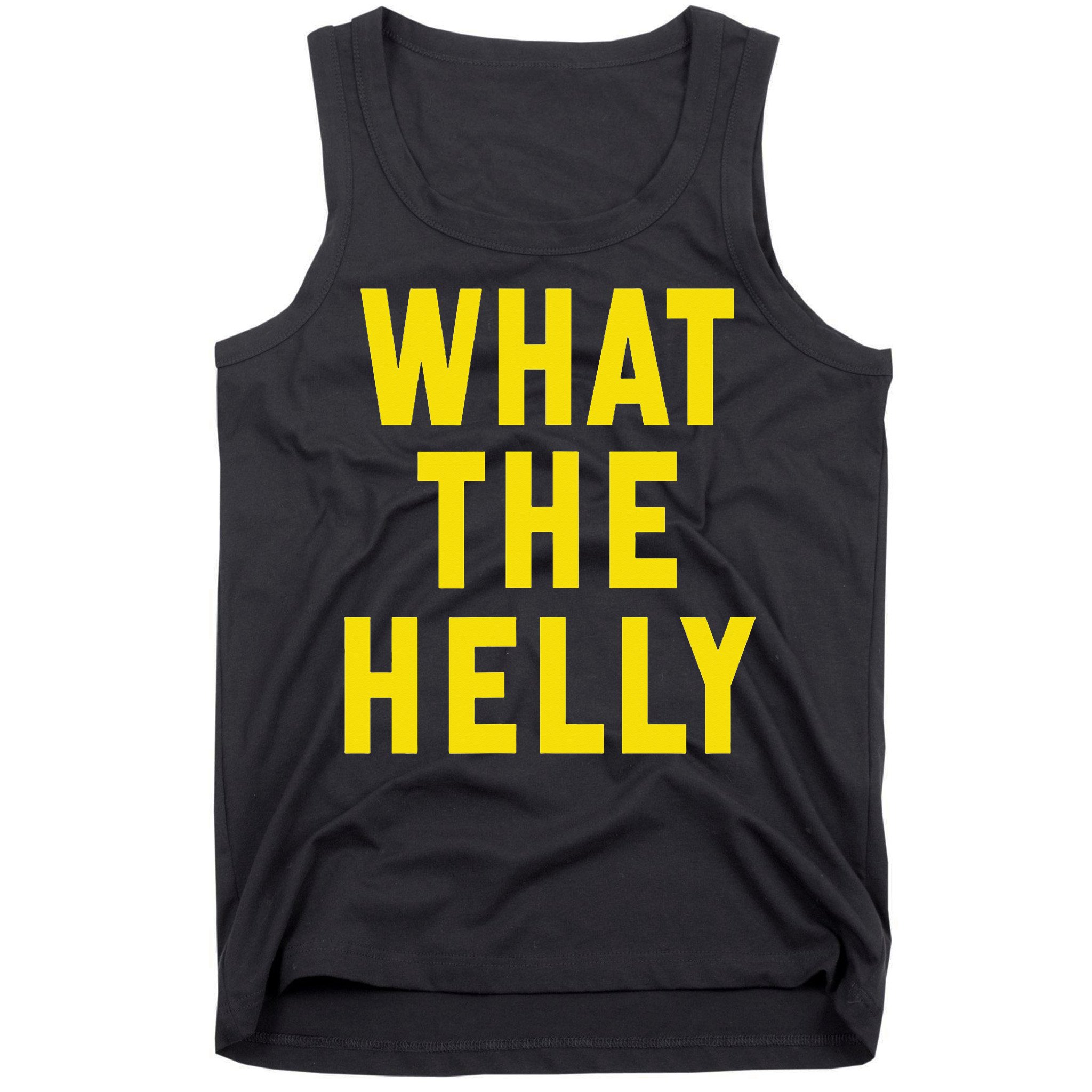 Funny What The Helly Gen Z Iconic Trend Aesthetic Meme Tank Top
