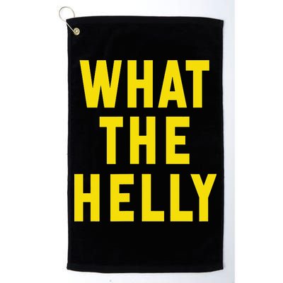 Funny What The Helly Gen Z Iconic Trend Aesthetic Meme Golf Towel