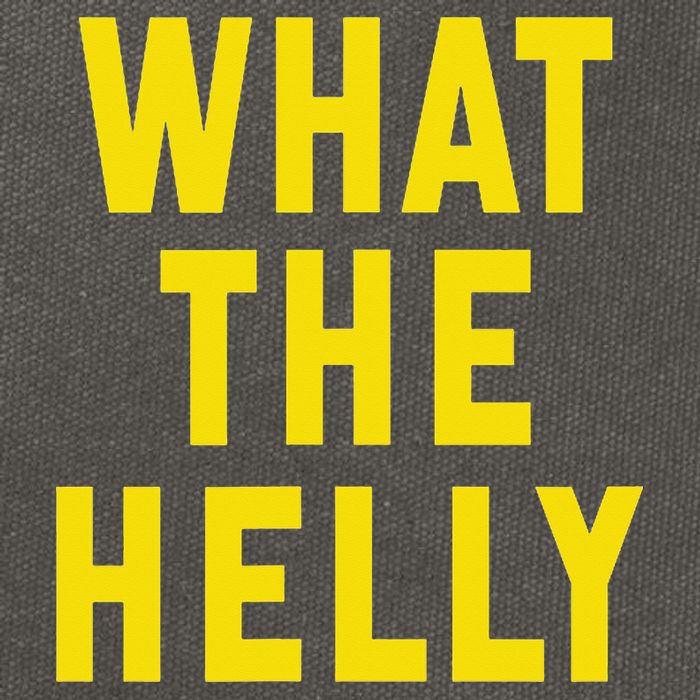 Funny What The Helly Gen Z Iconic Trend Aesthetic Meme Cotton Canvas Backpack