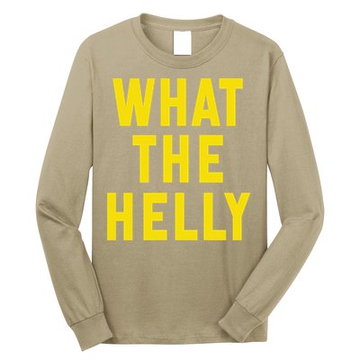 Funny What The Helly Gen Z Iconic Trend Aesthetic Meme Long Sleeve Shirt