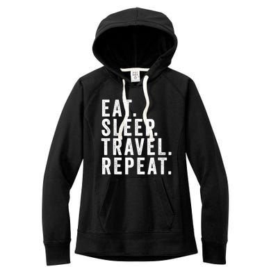 Funny World Traveler Agent Travel Adventure Traveling Gift Women's Fleece Hoodie