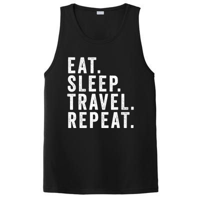 Funny World Traveler Agent Travel Adventure Traveling Gift PosiCharge Competitor Tank