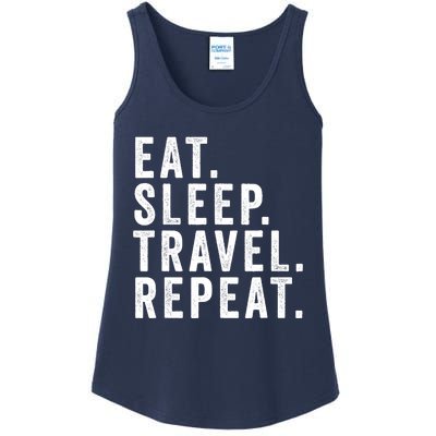 Funny World Traveler Agent Travel Adventure Traveling Gift Ladies Essential Tank