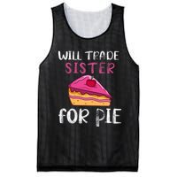 Funny Will Trade Sister For Pie Pumpkin Pie Thanksgiving Mesh Reversible Basketball Jersey Tank