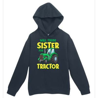 Funny Will Trade Sister For Tractor Farm Truck Boy Urban Pullover Hoodie