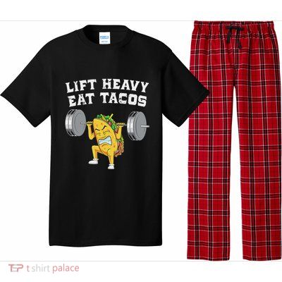 Funny Weightlifting Taco Lover Gift Love Squats Exercise Pajama Set
