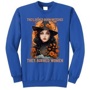 Feminist Witch They Didnt Burn Witches They Burned Gift Sweatshirt