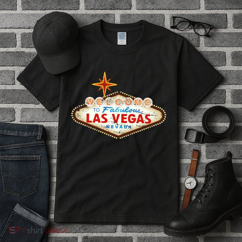 Funny Welcome To Las Vegas Classic Sign Tall T-Shirt