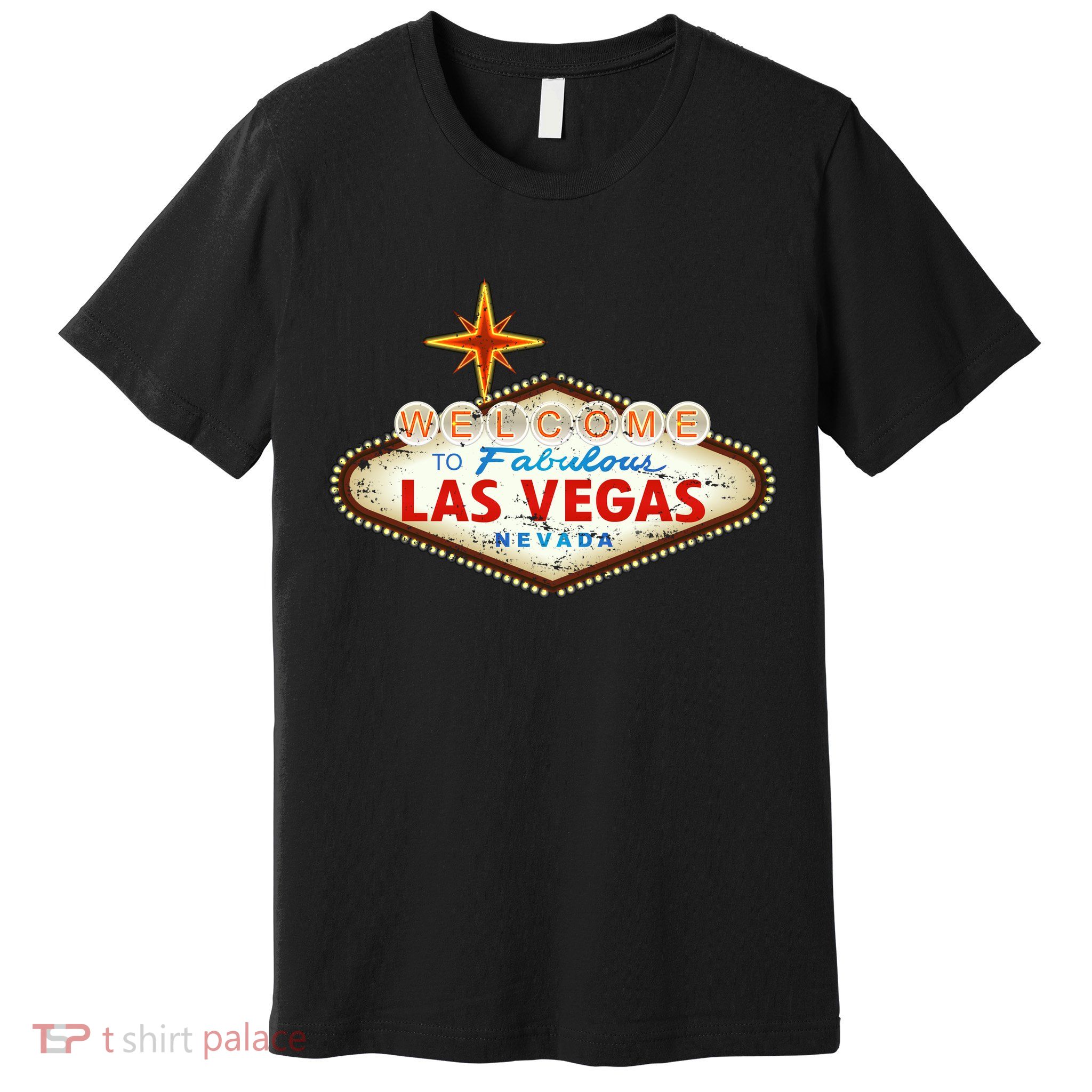 Funny Welcome To Las Vegas Classic Sign Premium T-Shirt