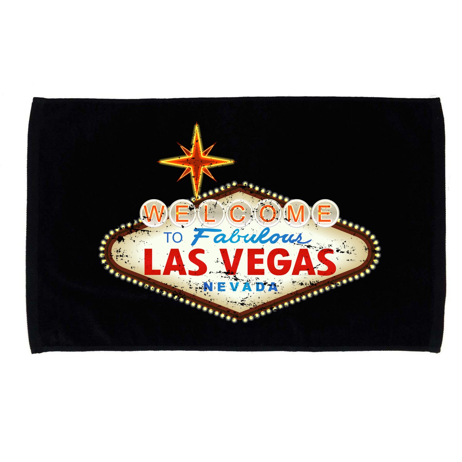 Funny Welcome To Las Vegas Classic Sign Microfiber Hand Towel
