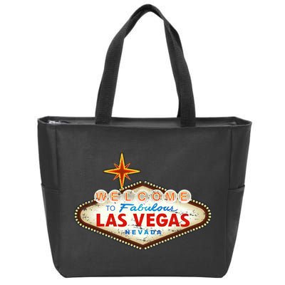 Funny Welcome To Las Vegas Classic Sign Zip Tote Bag