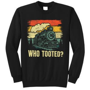 Funny Who Tooted Train Lovers Sweatshirt