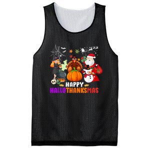 Funny Witch Turkey Santa Happy HalloThanksMas Costume Mesh Reversible Basketball Jersey Tank