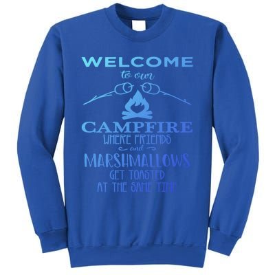 Funny Welcome To Our Campfire Lets Get Toasted Cute Gift Sweatshirt