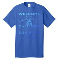 Funny Welcome To Our Campfire Lets Get Toasted Cute Gift Tall T-Shirt