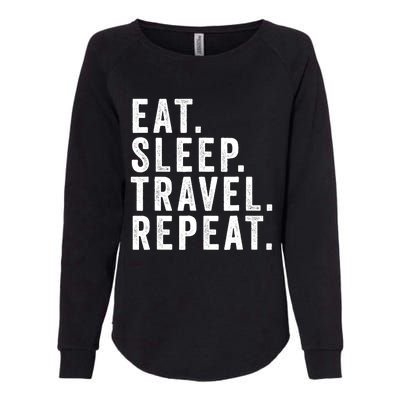 Funny World Traveler Agent Travel Adventure Traveling Gift Womens California Wash Sweatshirt