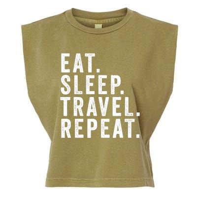 Funny World Traveler Agent Travel Adventure Traveling Gift Garment-Dyed Women's Muscle Tee