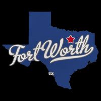 Fort Worth Texas TX Map Visor