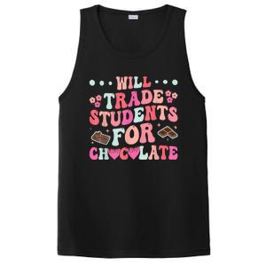 Funny Will Trade Students For Chocolate Teacher PosiCharge Competitor Tank