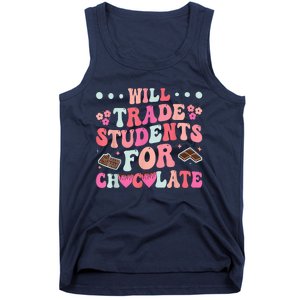 Funny Will Trade Students For Chocolate Teacher Tank Top