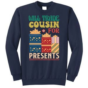 Funny Will Trade Cousin For Christmas Present Sweatshirt