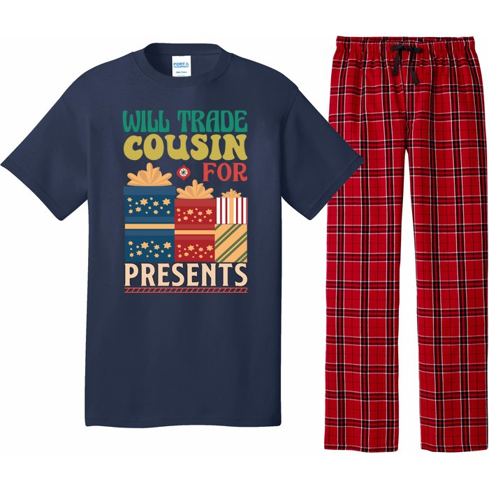 Funny Will Trade Cousin For Christmas Present Pajama Set