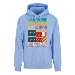 Funny Will Trade Cousin For Christmas Present Unisex Surf Hoodie