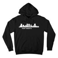 Fort Worth Texas Skyline Tall Hoodie