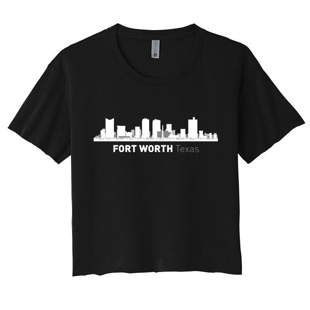 Fort Worth Texas Skyline Crop Top