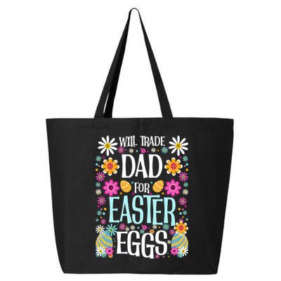 Funny Will Trade Dad Cool Gift Easter Saying Gift 25L Jumbo Tote