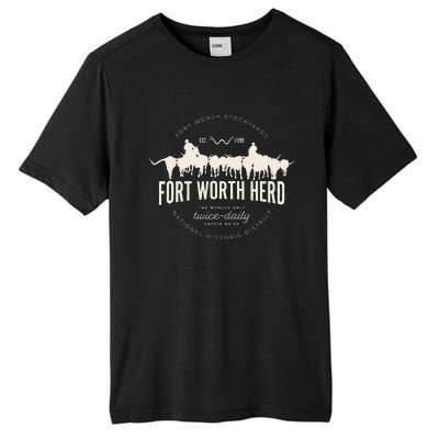 Fort Worth Texas Stockyards And Rodeo Cowboy Tall Fusion ChromaSoft Performance T-Shirt