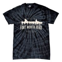 Fort Worth Texas Stockyards And Rodeo Cowboy Tie-Dye T-Shirt