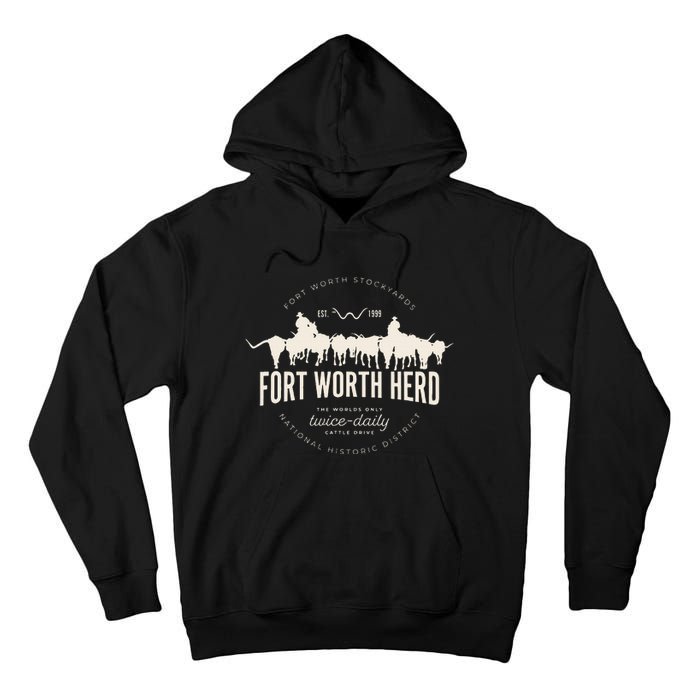 Fort Worth Texas Stockyards And Rodeo Cowboy Tall Hoodie