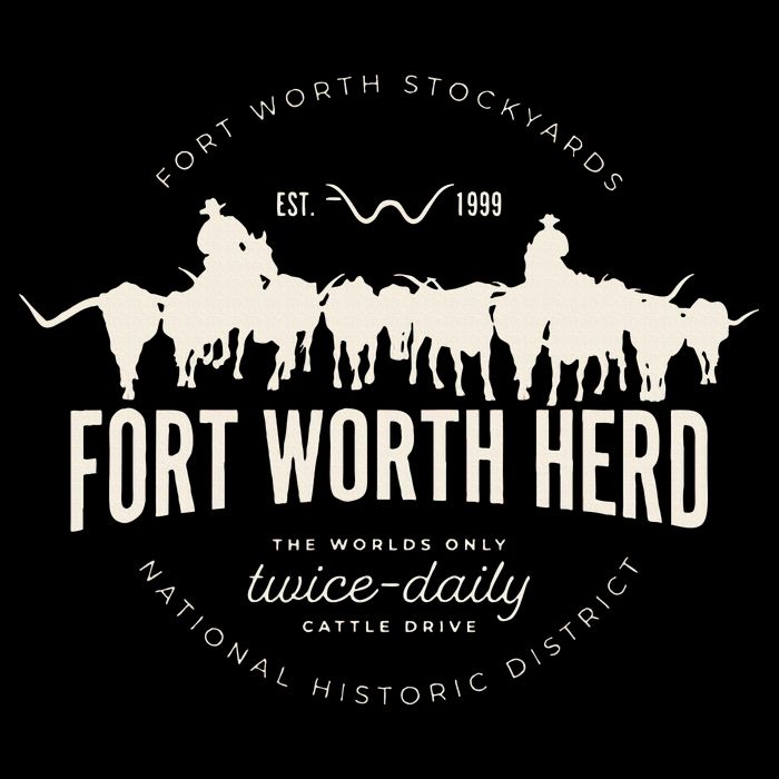 Fort Worth Texas Stockyards And Rodeo Cowboy Zip Tote Bag