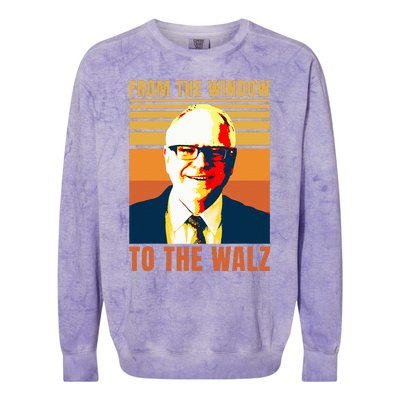 From Window To The Walz Colorblast Crewneck Sweatshirt