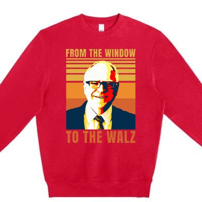 From Window To The Walz Premium Crewneck Sweatshirt