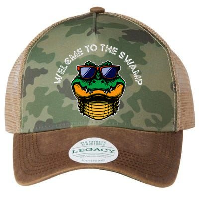 Florida Welcome To The Swamp Legacy Tie Dye Trucker Hat