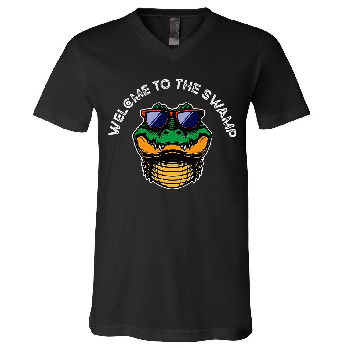 Florida Welcome To The Swamp V-Neck T-Shirt