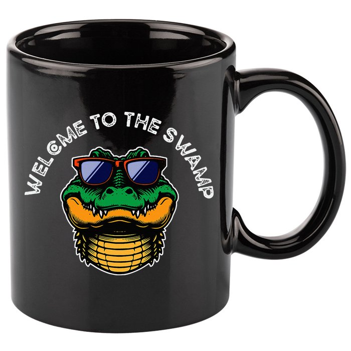 Florida Welcome To The Swamp 11oz C Handle Ceramic Mug