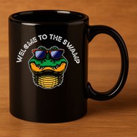 Florida Welcome To The Swamp 11oz C Handle Ceramic Mug