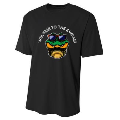 Florida Welcome To The Swamp Performance Sprint T-Shirt