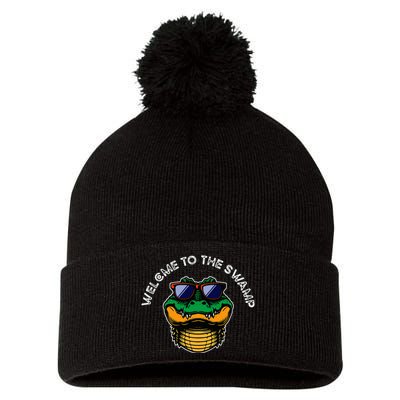 Florida Welcome To The Swamp Pom Pom 12in Knit Beanie