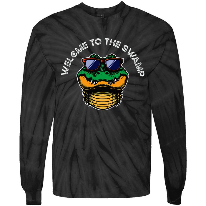 Florida Welcome To The Swamp Tie-Dye Long Sleeve Shirt