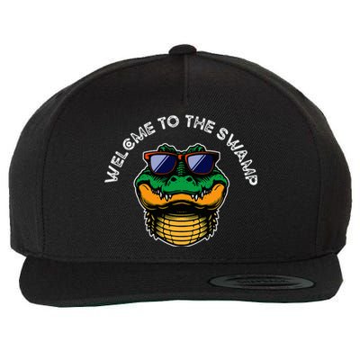 Florida Welcome To The Swamp Wool Snapback Cap