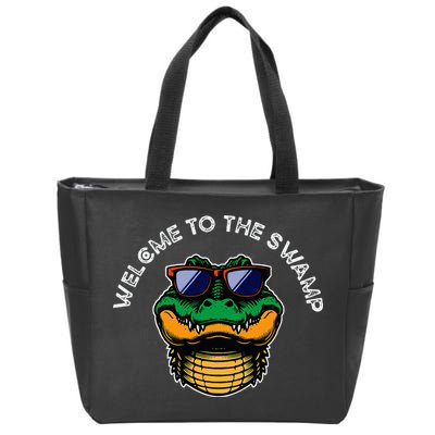 Florida Welcome To The Swamp Zip Tote Bag