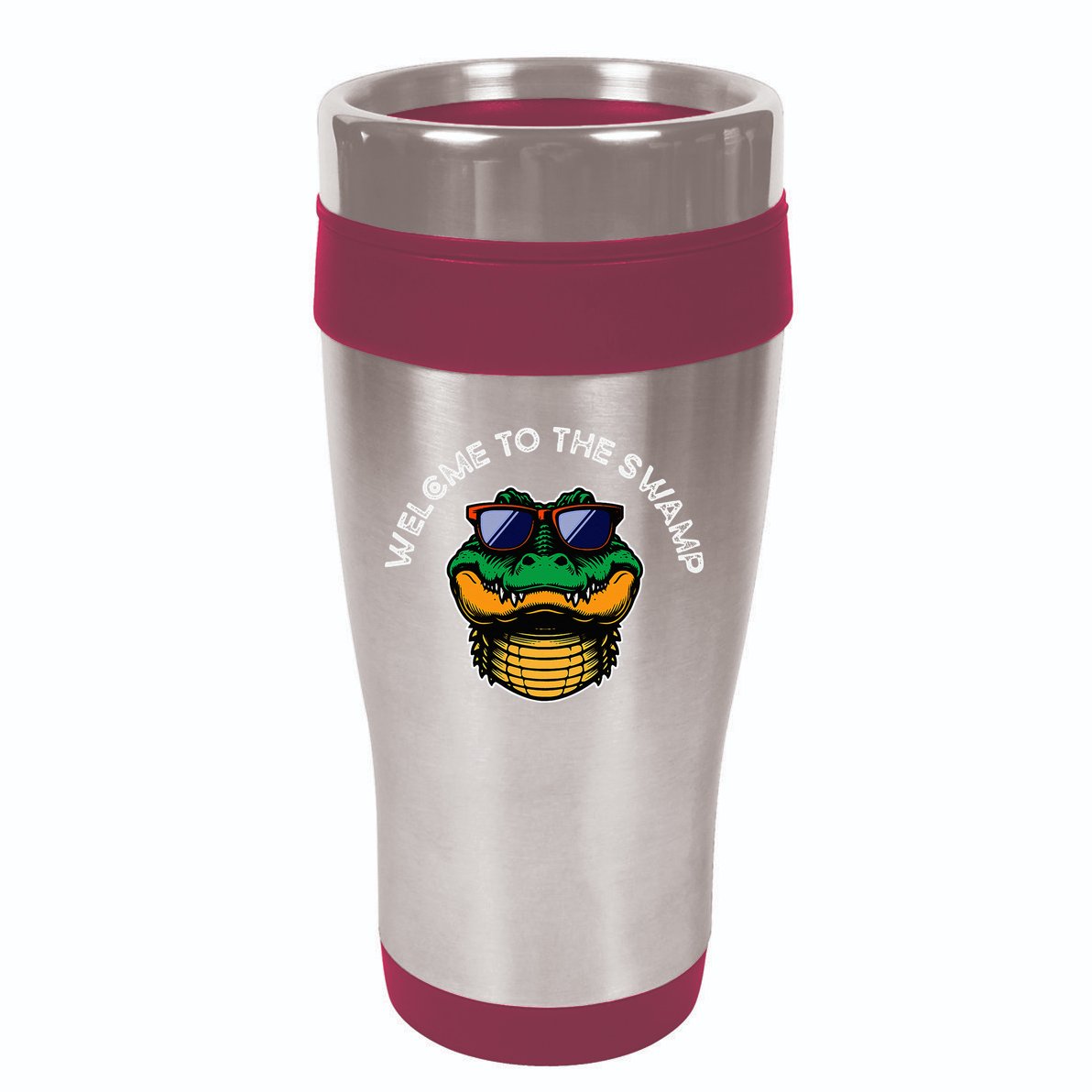 Florida Welcome To The Swamp 16oz Travel Tumbler