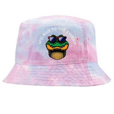 Florida Welcome To The Swamp Tie-Dyed Bucket Hat