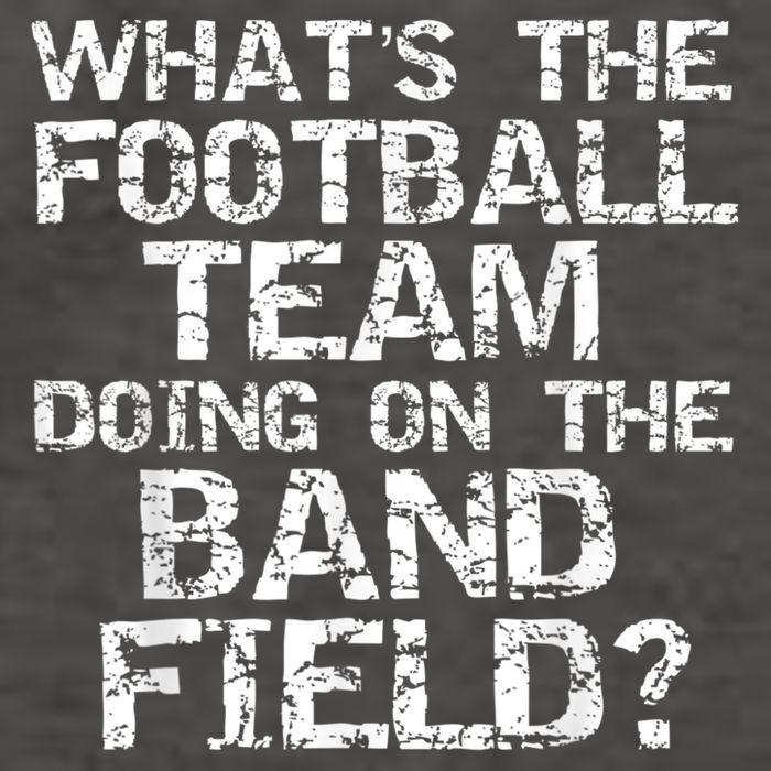 Funny What's The Football Team Doing On The Band Field Vector Backpack