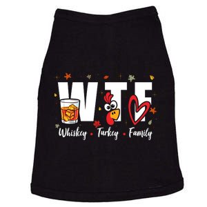 Funny Whiskey Turkey Family Bourbon Lovers Thanksgiving Doggie Tank